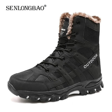 Plush Warm Snow Boots for Men